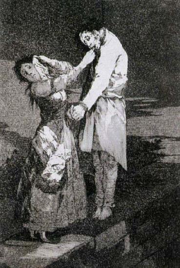 Francisco de goya y Lucientes Out hunting for teeth oil painting picture
